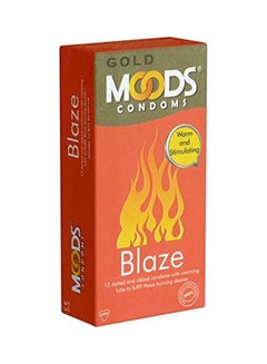 Moods 12-Piece Blaze Condom 