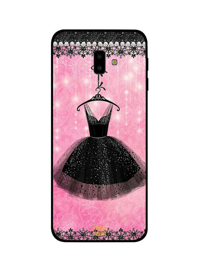 Moreau Laurent Protective Case Cover For Samsung Galaxy J6 Plus Black Hanging Dress