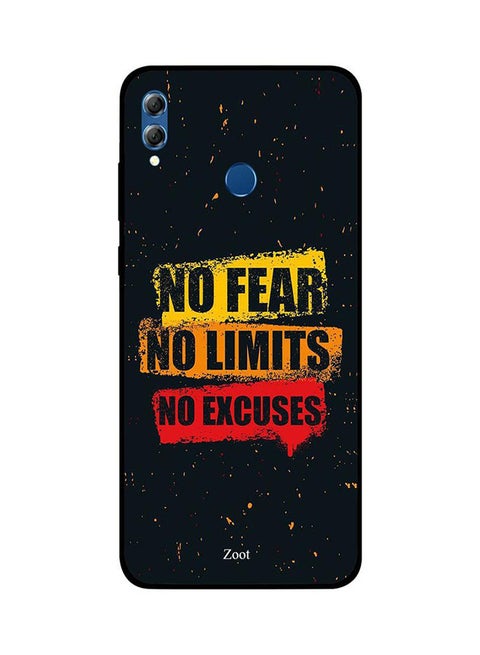 Skin Case Cover -for Huawei Honor 8X No Fear No Limits No Excuses No Fear No Limits No Excuses