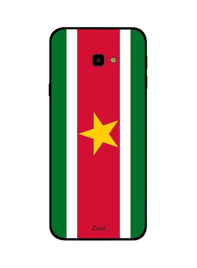 Protective Case Cover For Samsung Galaxy J4 Plus Suriname Flag