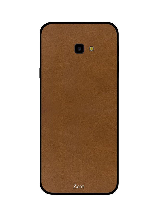 Zoot Protective Case Cover For Samsung Galaxy J4 Plus Brown Leather Pattern