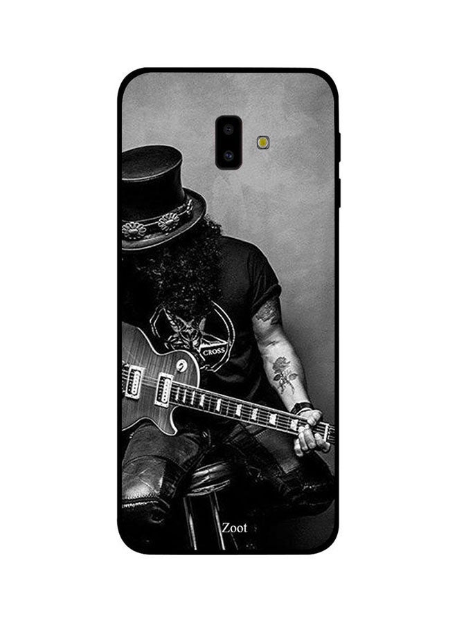 زوت غطاء حماية واقٍ لهاتف سامسونج جالاكسي J6 بلاس نمط عازف الموسيقى
