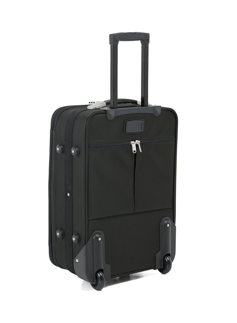 Regency Softside Small Cabin Luggage Trolley Black - Image 2