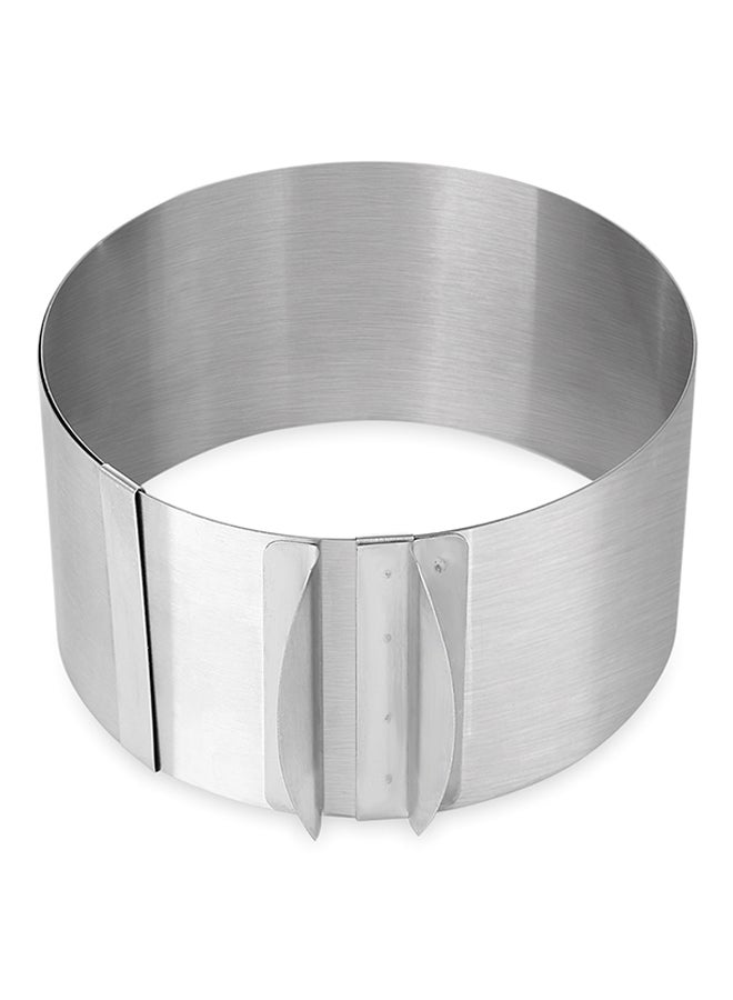 Ring Shape Mousse Bakeware Silver 16.80x9.20x16.50cm  - Image 1