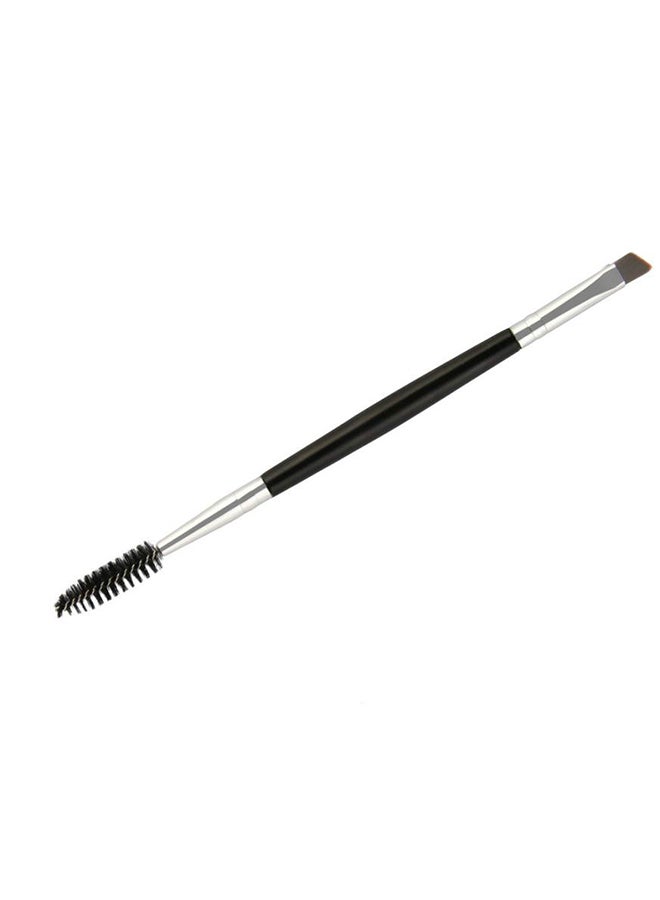 Generic - Double Headed Eye Makeup Brush Black/Silver - Image 1