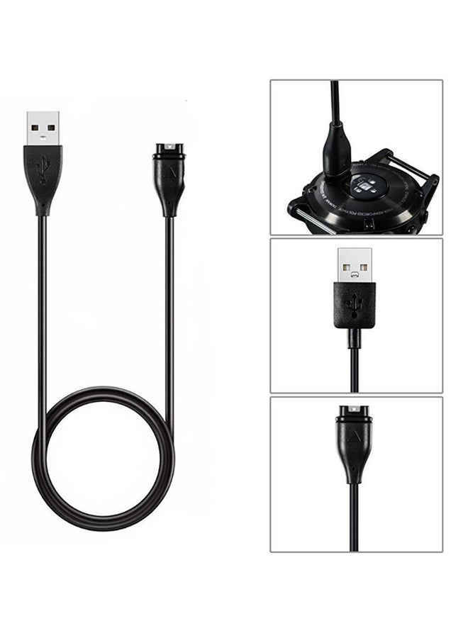 Replacement USB Data Sync Charging Cable Wire Cord for Garmin Vivoactive 3 Black - v1540959492/N19297756A_2