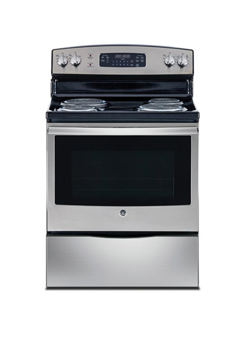 4 Burners GE Free Standing Electric Range, 30 Inch JCB535SISS Black/Grey - v1540961108/N17022178A_1