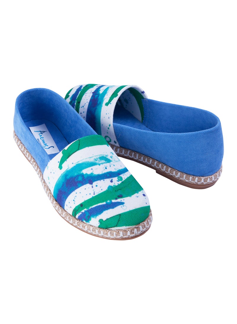 Biggdesign Anemoss Wave Slip-On Sneaker Blue/White  - Image 3