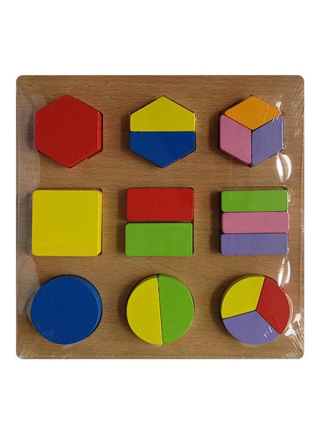 Wooden 3D Geometric Jigsaw Puzzle