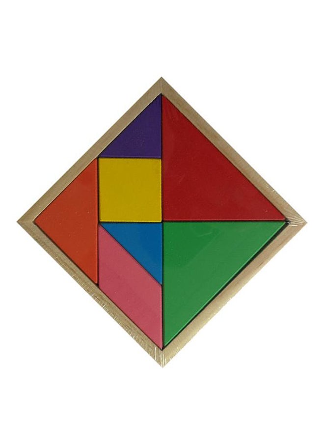 لعبة خشبية لتركيب القطع الهندسية  3D