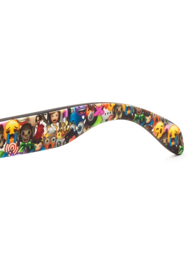 Emoji - Wayfarer Frame Total Custom Sunglasses SUN_TOT_R-B_R-B_B - Image 1