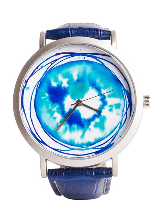 بيج ديزاين ساعة يد أنيموس روت بعقارب طراز BGDWTCH19 - 20 مم - لون أزرق للرجال - Image 1