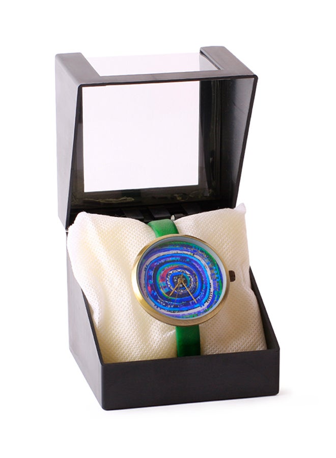 unisex Evil Eye Analog Watch BGDWTCH13 - 40 mm - Green