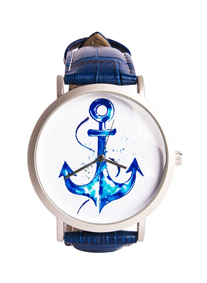 بيج ديزاين ساعة انالوج انيموس انكور BGDWTC17 - مقاس 20 ملم - لون أزرق للرجال - Image 1