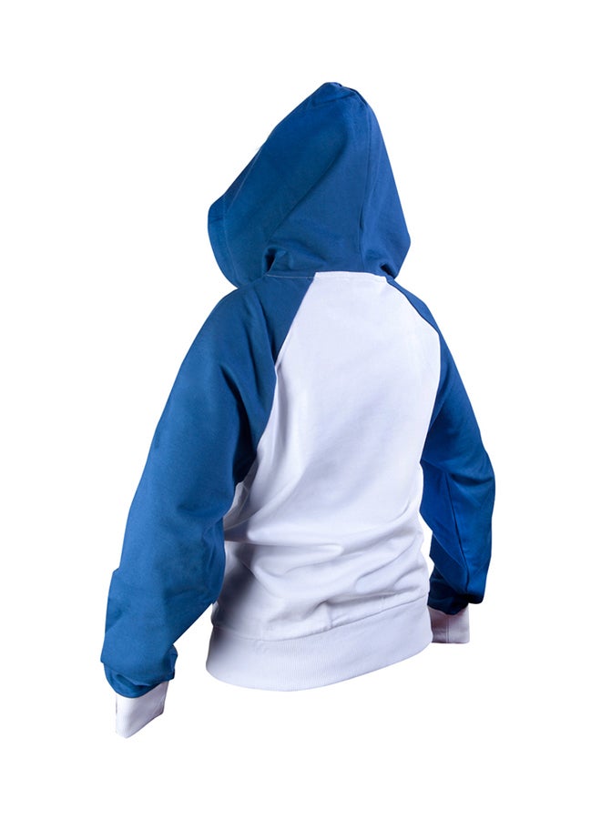 Biggdesign - Gilt-Head Bream Long Sleeve Sweatshirt White/Blue - Image 1