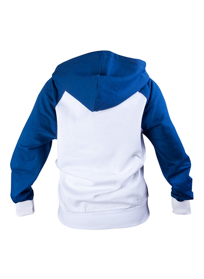Biggdesign - Gilt-Head Bream Long Sleeve Sweatshirt White/Blue - Image 1