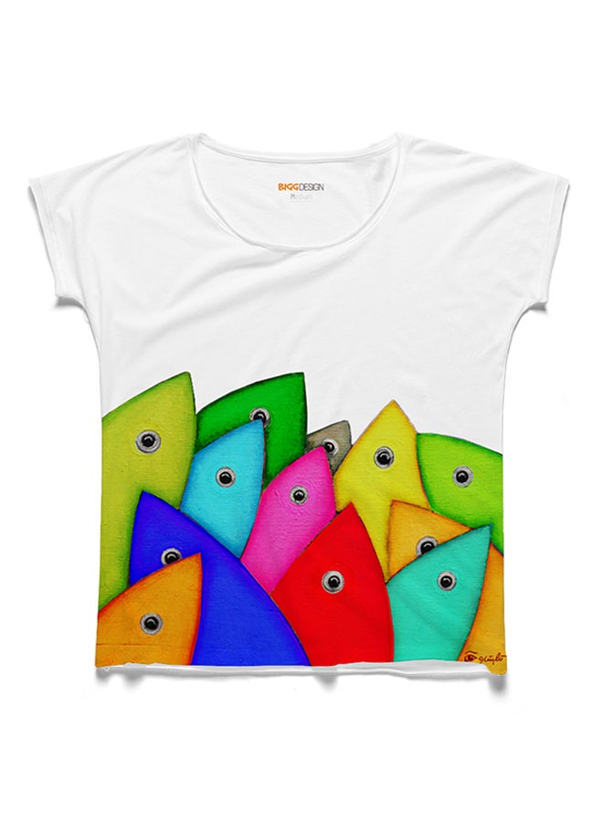 Biggdesign Fertility Fish Short Sleeve T-Shirt Multicolour - Image 2