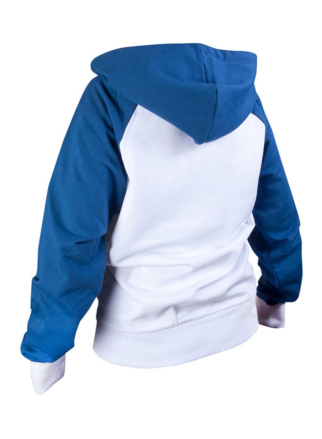 Biggdesign - Gilt-Head Bream Long Sleeve Sweatshirt White/Blue - Image 1