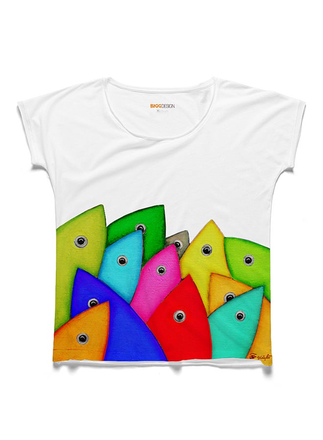 Biggdesign Fertility Fish Short Sleeve T-Shirt Multicolour - Image 3