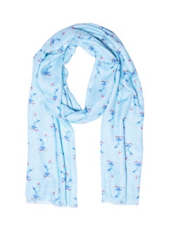 Anemoss Sailor Seagull Print Scarf Blue