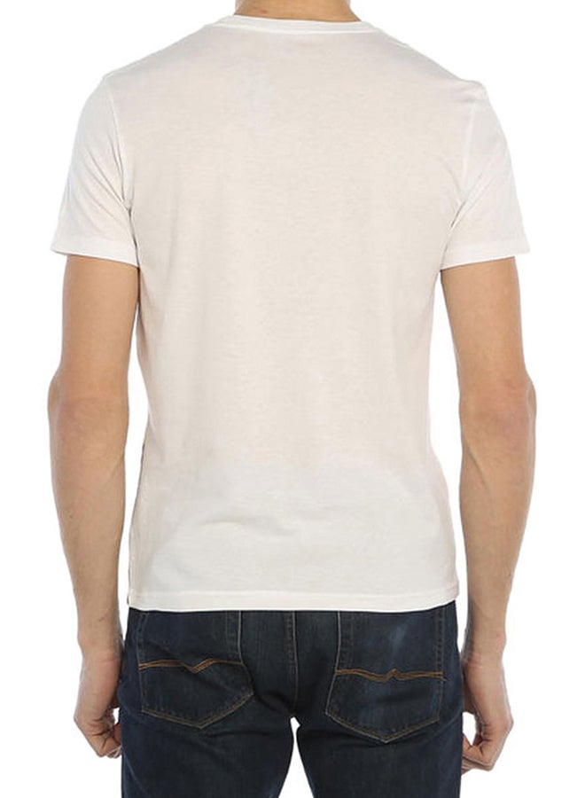Biggdesign Pistachio Short Sleeve T-Shirt White/Yellow/Black  - Image 2