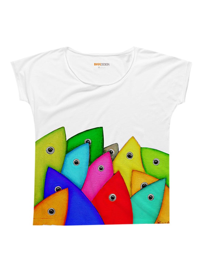 Biggdesign Fertility Fish Short Sleeve T-Shirt Multicolour - Image 1