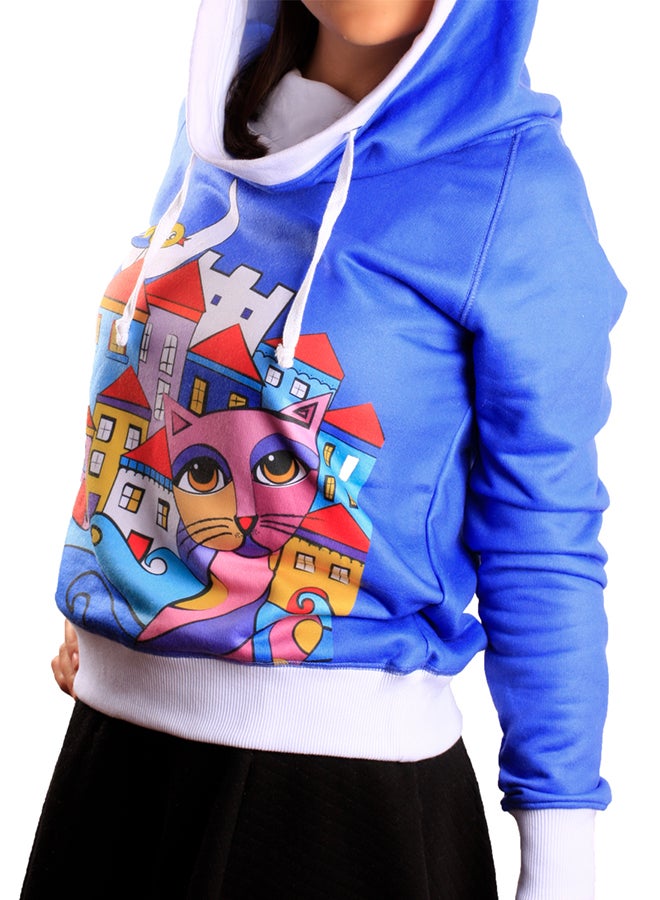 Biggdesign Owl And City Long Sleeve Sweatshirt Multicolour  - Image 2