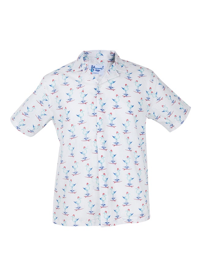 Biggdesign Anemoss Sailor Seagull Long Sleeve Shirt Blue/White/Red - Image 1