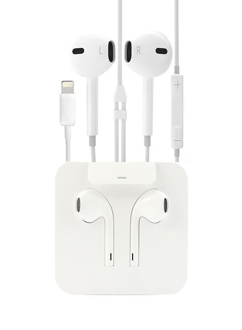 Lightning Headphones For Apple iPhone 7/8/X White
