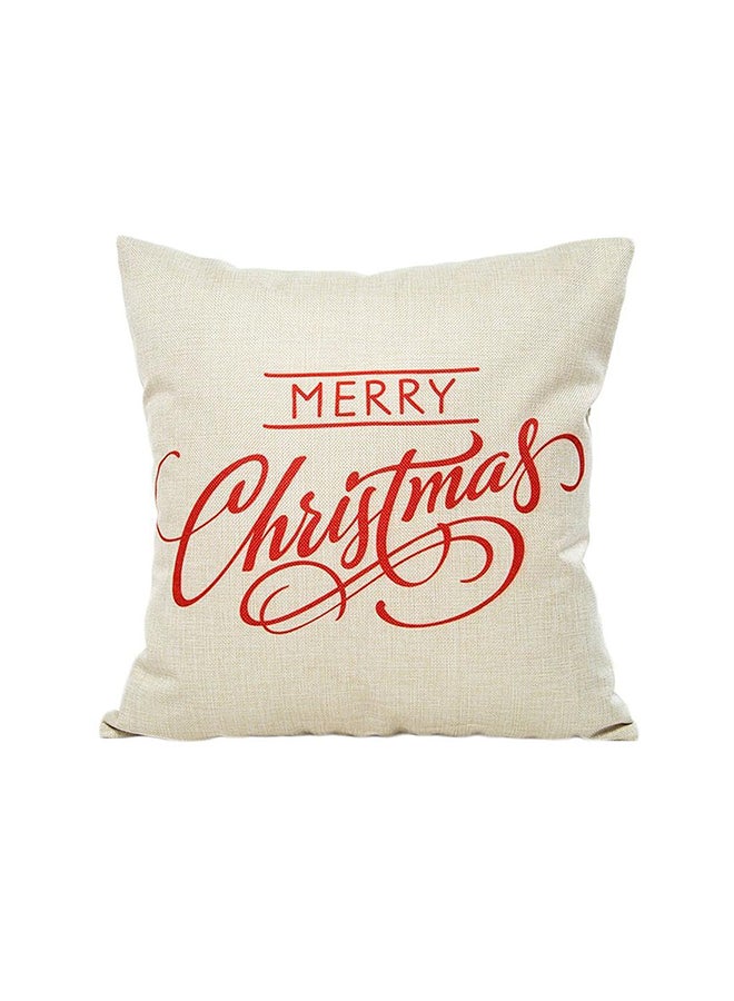 Cushion Cover Red/Beige 45x45centimeter  - Image 1