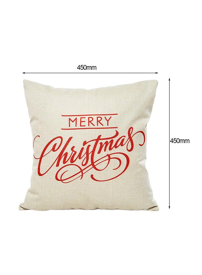 Cushion Cover Red/Beige 45x45centimeter  - Image 2