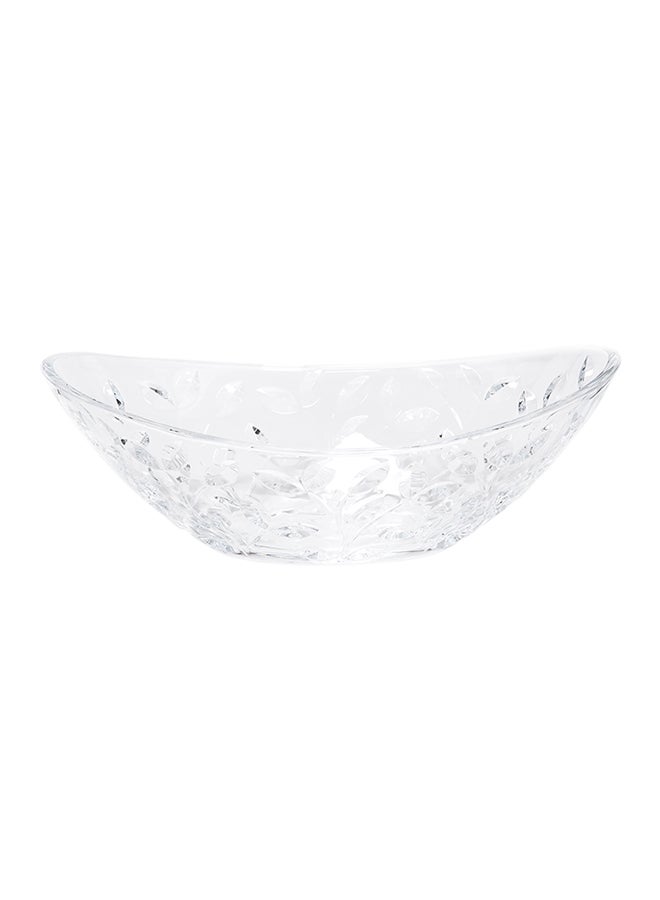RCR Laurus Oval Centrepiece Clear 34cm - Image 1