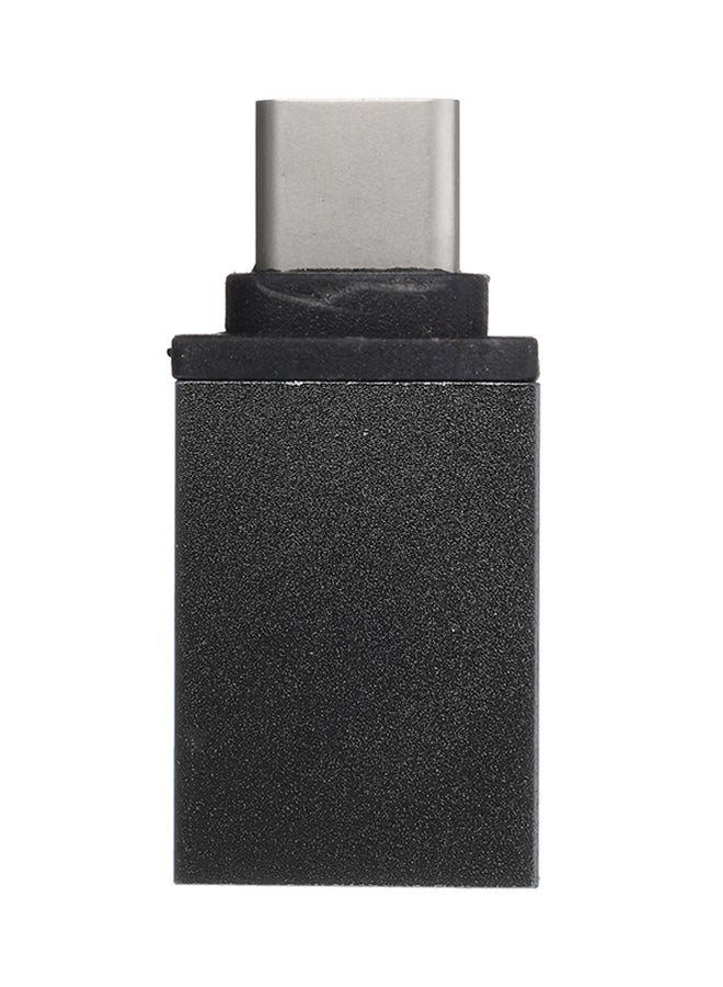 باكي محوّل من Type C ذكر إلى USB 3.0 Type A أنثى أسود  - Image 3
