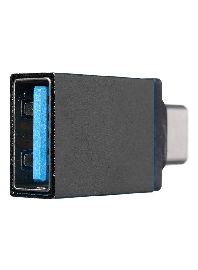 باكي محوّل من Type C ذكر إلى USB 3.0 Type A أنثى أسود  - Image 4