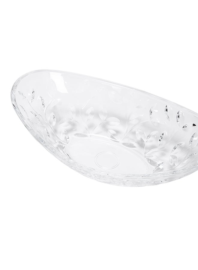 RCR Laurus Oval Centrepiece Clear 34cm - Image 3