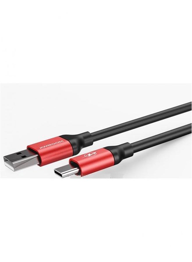 جوي روم - كابل باور لاين+ من USB-C إلى USB 3.0 أسود/أحمر - Image 1