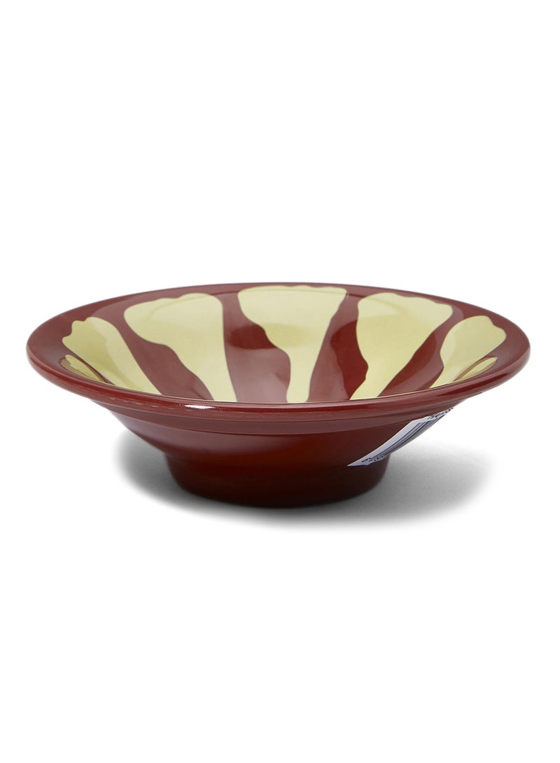 Harmony Melamine Hamus Plate Yellow / Brown  - Image 1