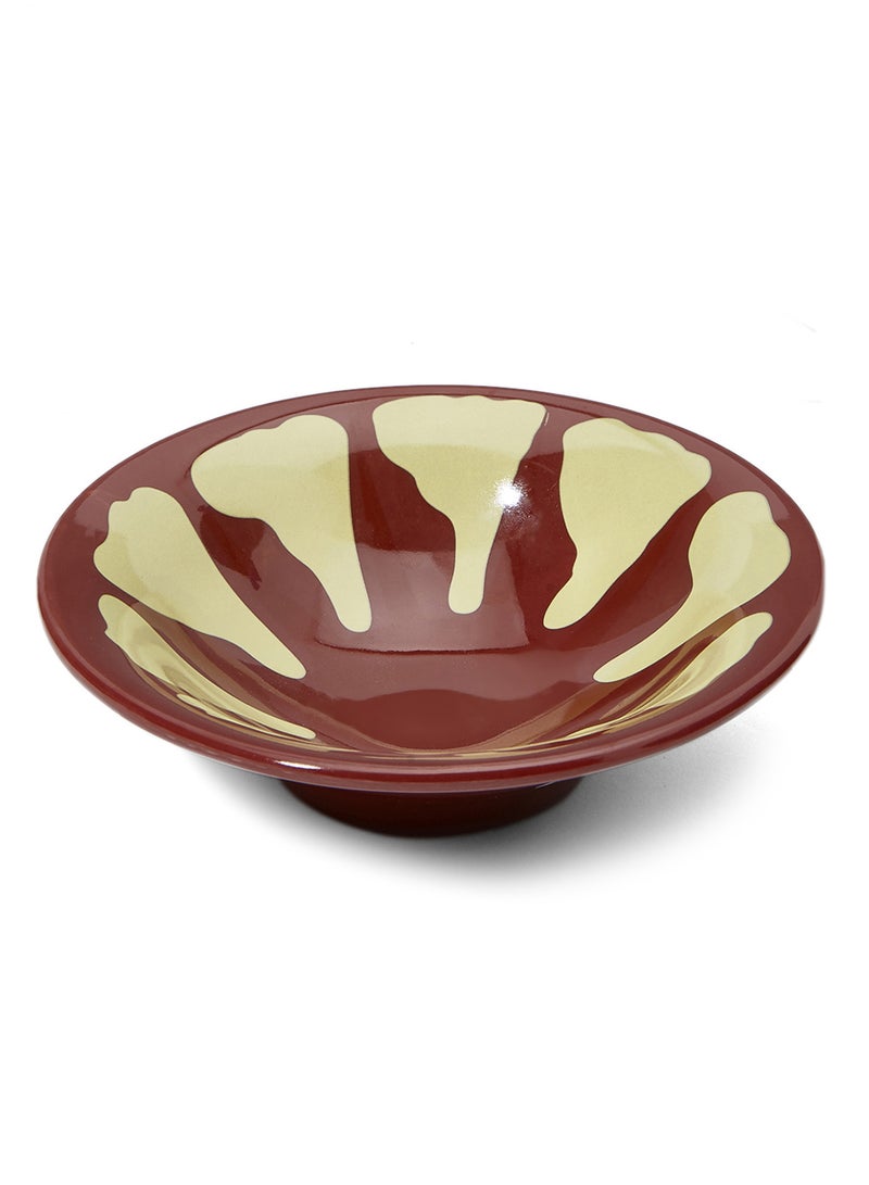Harmony Melamine Hamus Plate Yellow / Brown  - Image 2
