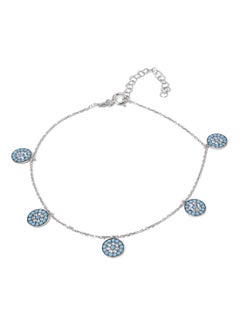 Alwan-Accessories Silver Anklet For Good Luck  - Image 1