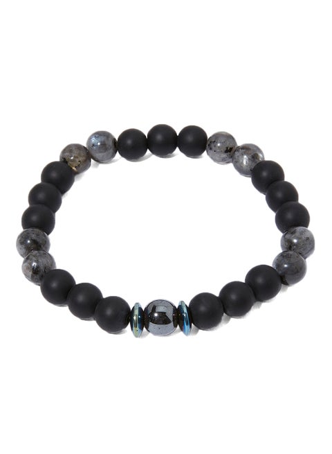 Elastic Onyx Bracelet