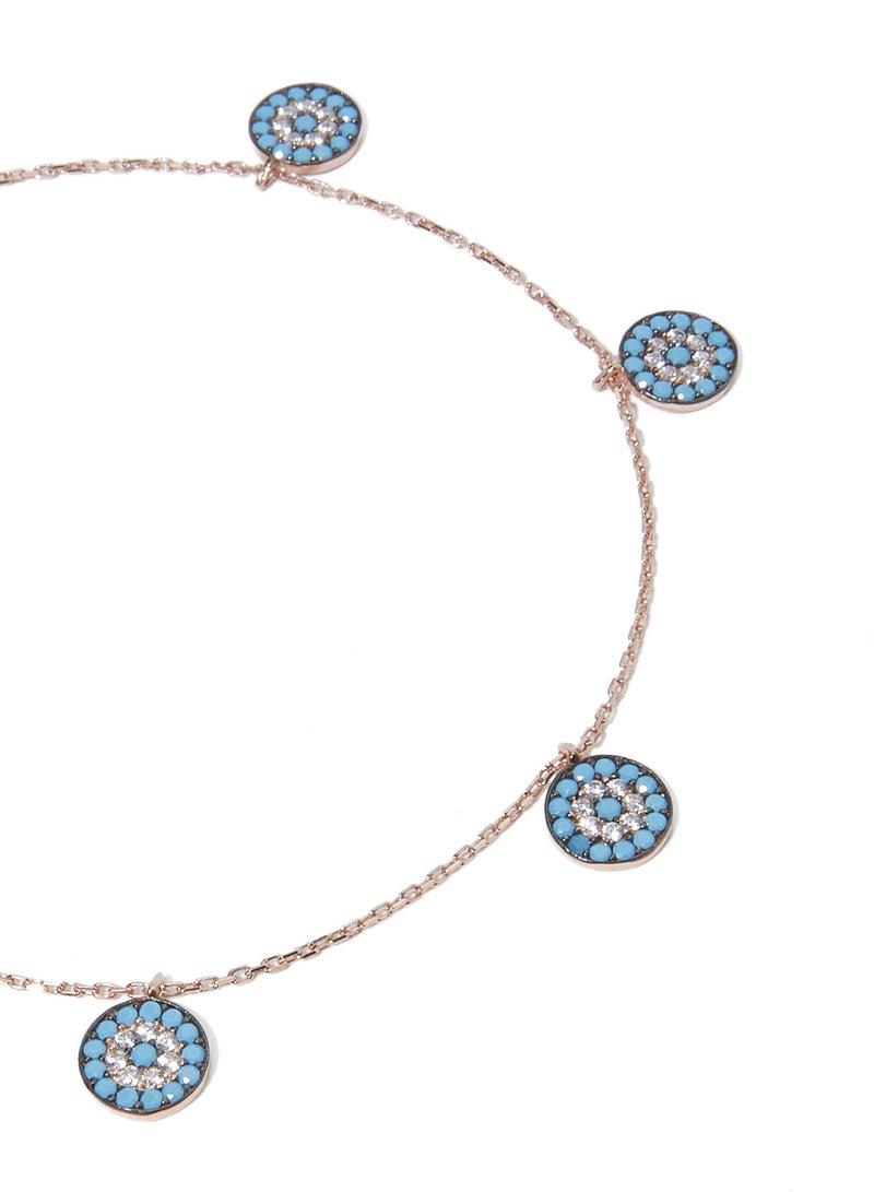 ألوان-أكسيسوريز خلخال لجلب الحظ مطلي بالذهب - Image 3