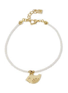 Alwan-Accessories Gold Plated Bird Hanging Anklet  - Image 1