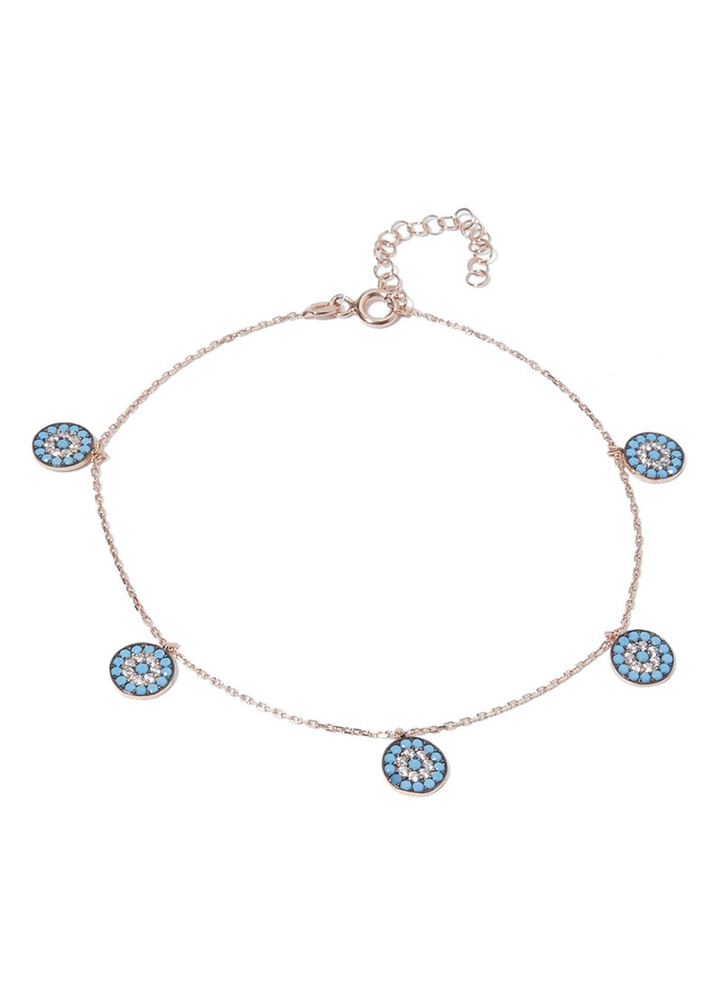 ألوان-أكسيسوريز خلخال لجلب الحظ مطلي بالذهب - Image 1