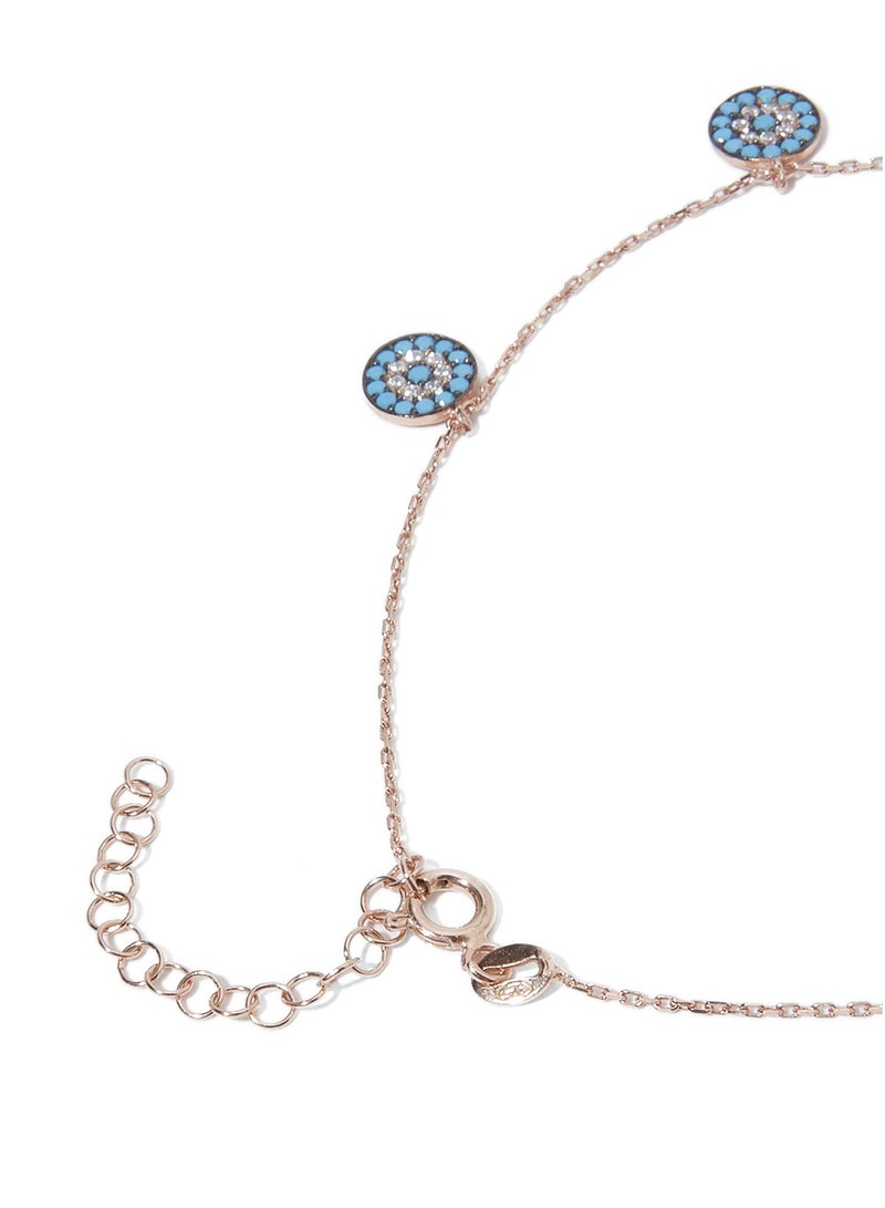 ألوان-أكسيسوريز خلخال لجلب الحظ مطلي بالذهب - Image 2