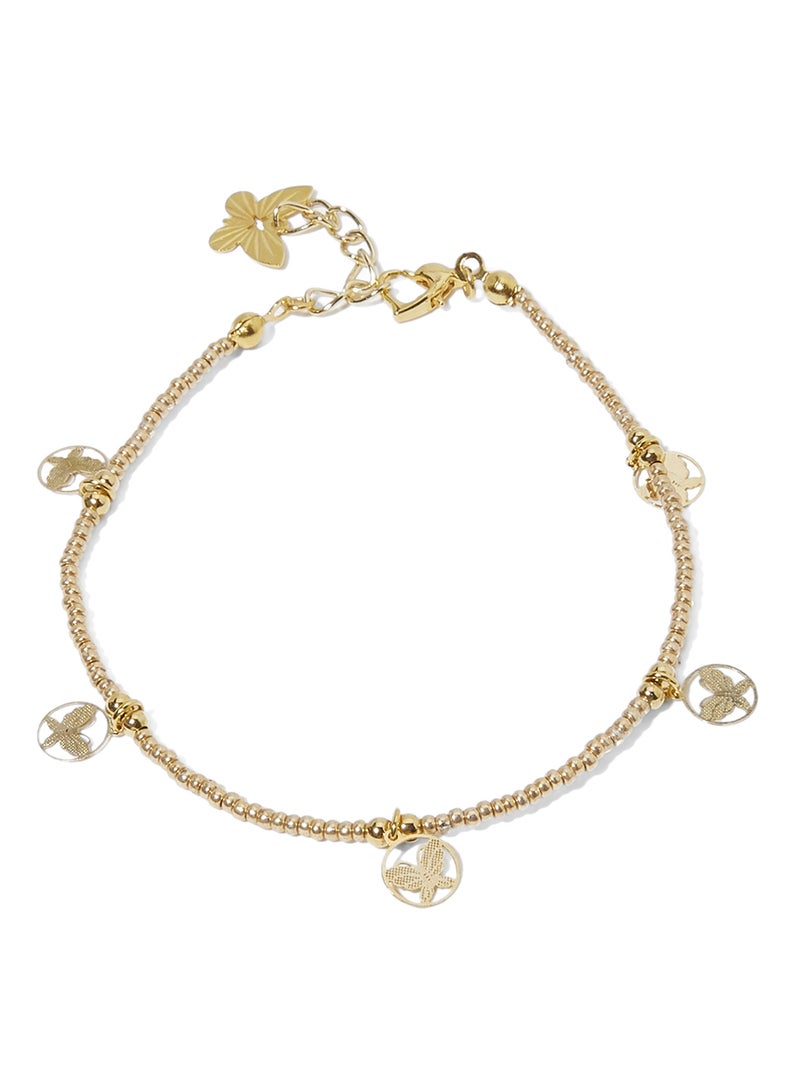 Alwan-Accessories - Butterflies Hanging Anklet - Image 1