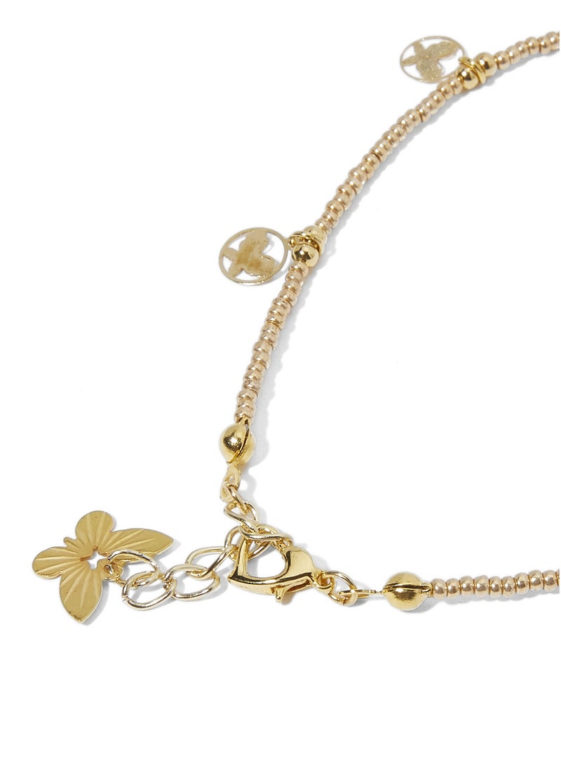 Alwan-Accessories - Butterflies Hanging Anklet - Image 1
