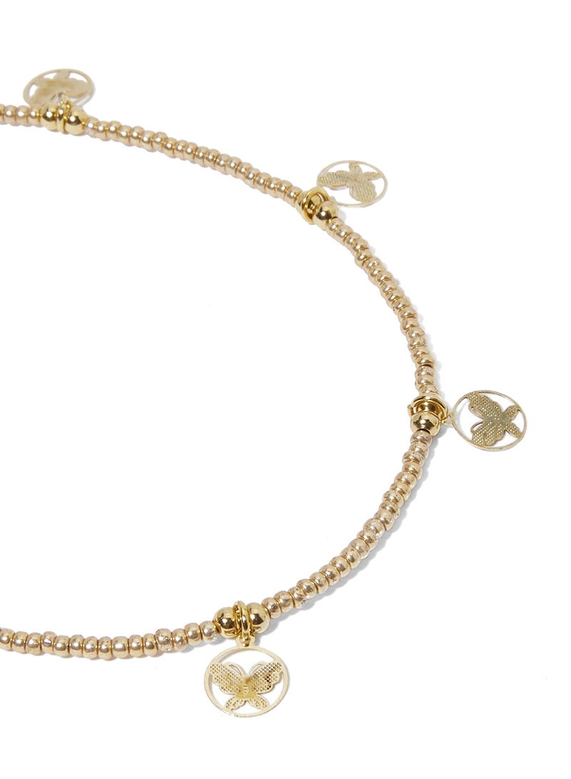 Alwan-Accessories - Butterflies Hanging Anklet - Image 1