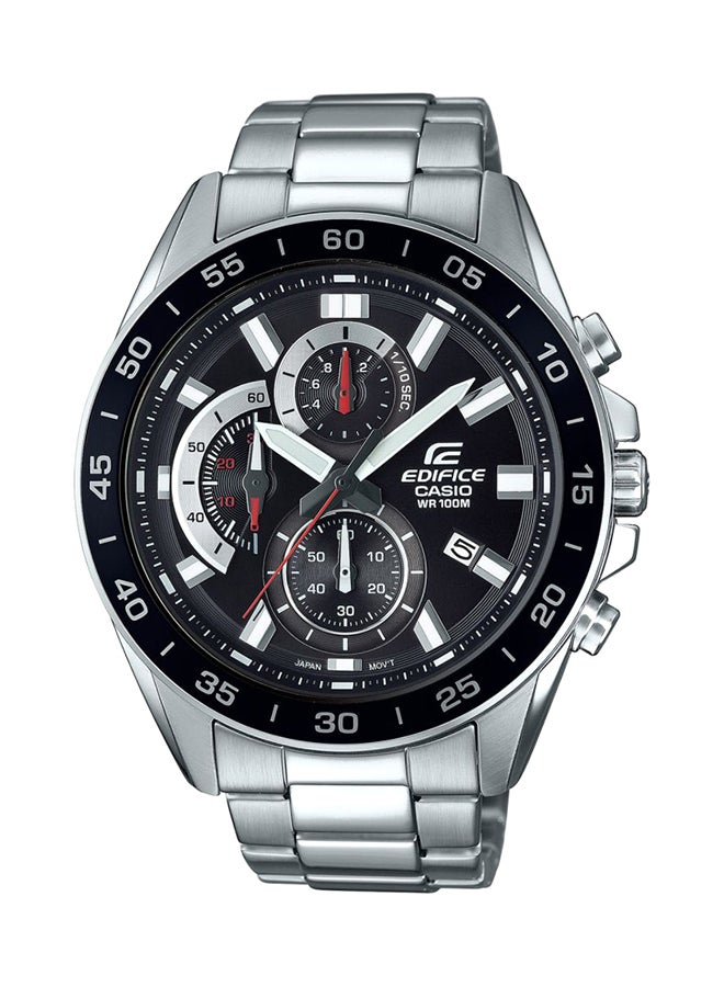 CASIO Men's Stainless Steel Chronograph Wrist Watch EFV-550D-1AVUDF - 47 mm - Silver - Image 1
