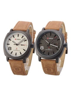 CURREN Men's Analog Quartz Watch Set 8139 