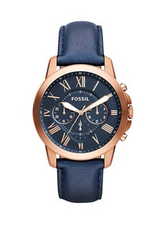FOSSIL Men's Water Resistant Analog Watch FS4835IE - 44 mm - Blue  - Image 1